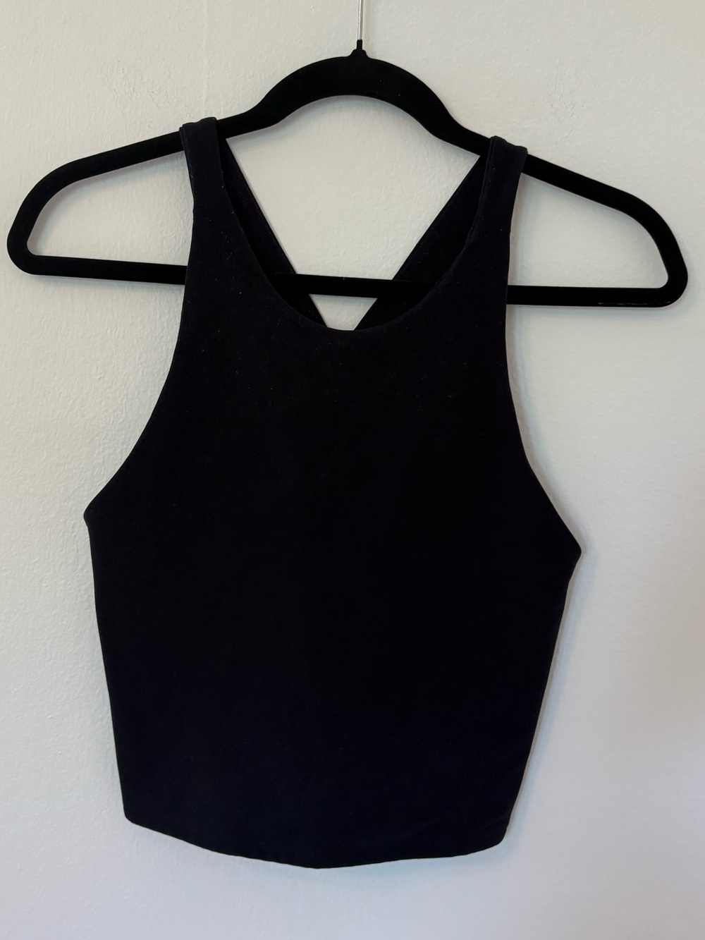 Abercrombie & Fitch Black High Neck Tank Top